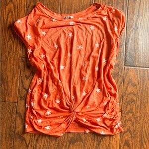 Lucky Brand red Star Short Sleeve Tee